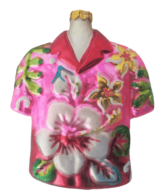HZZ118: Pink Aloha Shirt (6pk)