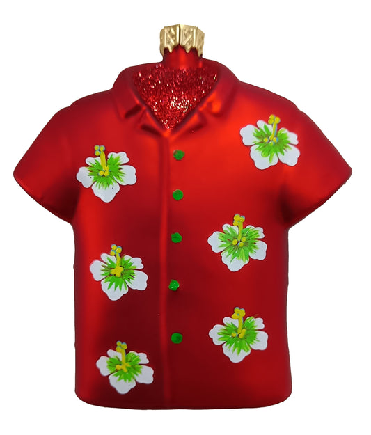 HZZ119: Red Aloha Shirt (6pk)