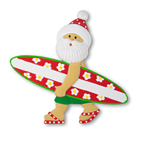 NT248: Santa w/ Surfboard (24pk)