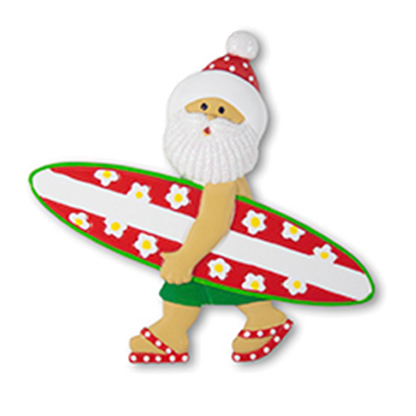 NT248: Santa w/ Surfboard (24pk)