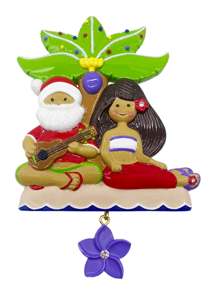 LR134: Santa Ukulele Couple (24pk)