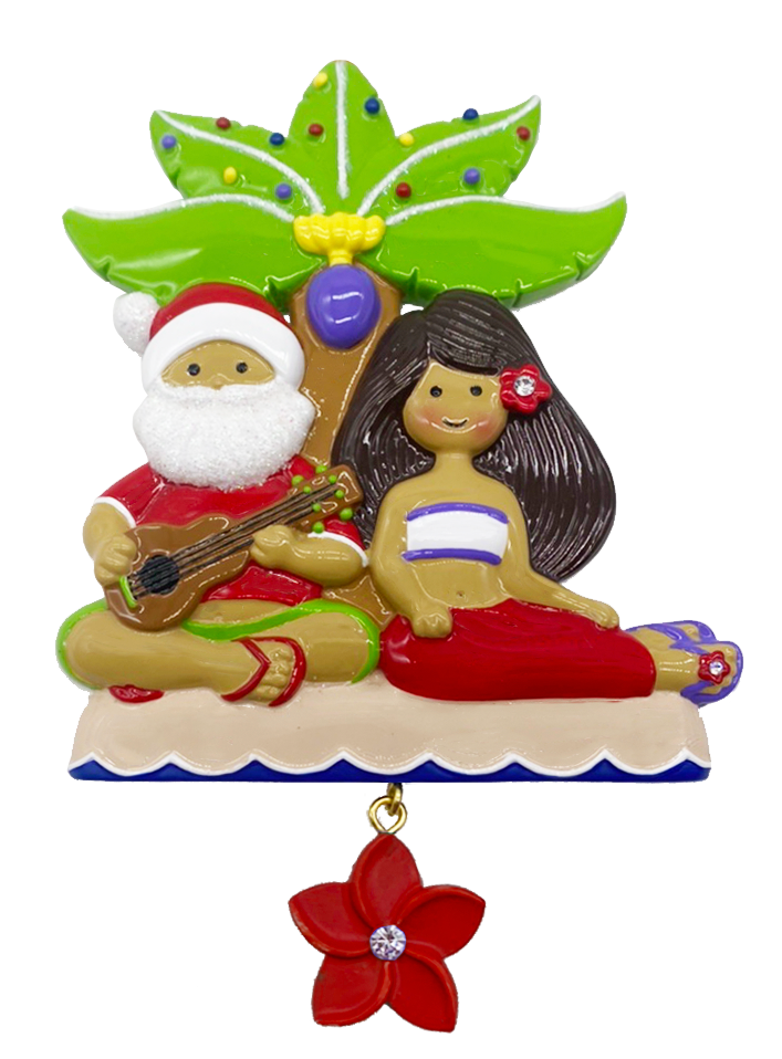 LR134: Santa Ukulele Couple (24pk)