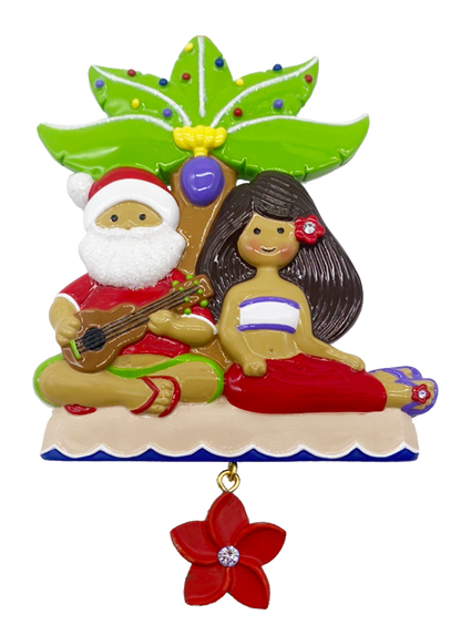 LR134: Santa Ukulele Couple (24pk)