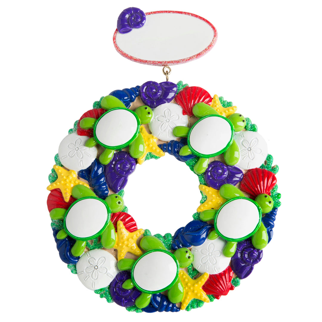 NT155PM: Primary Sea Turtle Wreath 5 (12pk)