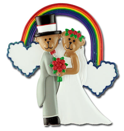 CR159: WEDDING COUPLE RAINBOW (24pk)